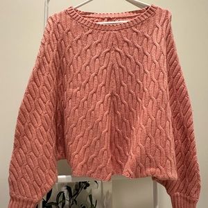 Women knit sweater